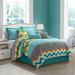 Grand Avenue Freya 7 Piece Geometric Reversible Comforter Set