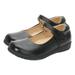 Gyratedream Girl s Mary Jane School Uniform Shoes Strap Dress Uniform Flats Low Heel Princess Ballet Flats