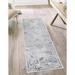 Rugs.com Finsbury Collection Rug â€“ 2 7 x 12 Runner Gray Medium Rug Perfect For Living Rooms Large Dining Rooms Open Floorplans