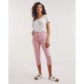 24/7 Dusky Pink Crop Jeans