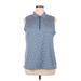 Croft & Barrow Sleeveless Polo Shirt: Blue Tops - Women's Size X-Large