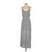 Splendid Casual Dress - Maxi: Ivory Stripes Dresses - Women's Size Small