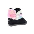Bebe Ankle Boots: Slip-on Platform Casual Black Shoes - Kids Girl's Size 5