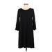 Lilly Pulitzer Casual Dress - Midi: Black Solid Dresses - Women's Size Medium