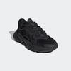 Sneaker ADIDAS ORIGINALS "OZWEEGO", Gr. 38, schwarz (core schwarz, core schwarz, trace grau metallic), Textil, Leder, sportlich, Schuhe