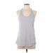 Under Armour Tank Top Gray Scoop Neck Tops - Women's Size Large