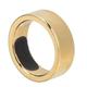 Smart Ring, Waterproof Wearable Bluetooth Fitness Health Tracker, Stainless Steel Gold Lightweight Health Ring with App for Heart Rate Monitor, Sleep, Pedometer, Body Temperature