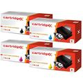 Cartridgex 4 Compatible Toner Cartridge Set Replacement for HP Laserjet CP3525x CP3525 dn 504X 504A