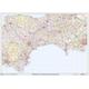 Devon, Dorset & SomersetÂ Postcode Sector Wall Map (S2) - 47" x 33.25" Paper