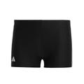 adidas Men's 3 Stripes Boxer Swimwear, Black/White, L-XL