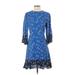 Whistles London Casual Dress - A-Line: Blue Dresses - Women's Size 4