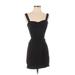 Divided by H&M Casual Dress - Party Sweetheart Sleeveless: Black Solid Dresses - Women's Size 4