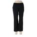 Lands' End Sport Casual Pants - High Rise Boot Cut Boot Cut: Black Bottoms - Women's Size Large