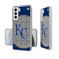 Kansas City Royals Circle Design Galaxy Clear Phone Case