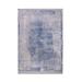 Blue 60 x 32 x 1 in Area Rug - Ebern Designs Abstract Machine Woven Rectangle 2'7" x 13'1" Cotton Area Rug in Metal | 60 H x 32 W x 1 D in | Wayfair