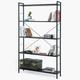 17 Stories Sophee 70.9" H x 41.3" W Iron Etagere Bookcase in Brown | 70.9 H x 41.3 W x 9.8 D in | Wayfair 0BBF2157FB0E4A449AAA3F3A3D72EA9C