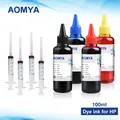 Aomya-Encre colorée 100ml 950 951 recharge pour HP 950XL pour HP 63 62 61 680xl OffSTRjet Pro