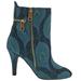 Bellini Claudette - Womens 9.5 Green Boot Medium