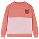 vidaXL Kids' Sweatshirt Colour Block Pink 140