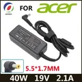 QINERN 19V 2.1A 40W 5.5*1.7mm AC Adapter Notebook Laptop Charger For Acer Aspire D270 D257 D255