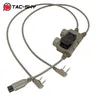 Adattatore PTT a doppia comunicazione tattico di TAC-SKY per la comunicazione compatibile con la