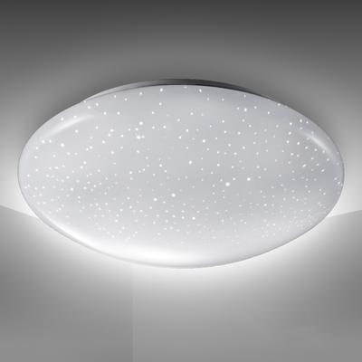 B.K.LICHT LED Deckenleuchte "Astro", weiß, H:9,5cm Ø:29cm, Lampen, LED Deckenlampe 12W 1200lm 4.000K Sternenlicht IP20 Ø 280mm, LED Sternenhimmel Image