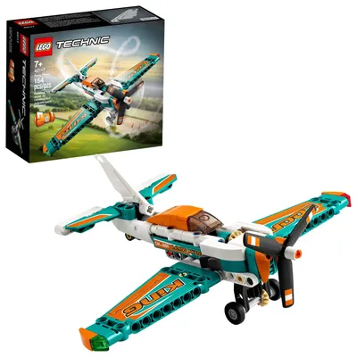 LEGO 42117 Technic Race Plane Toy to Jet Aeroplane 2 in 1 Stunt Building Set for Kids Boys Girls Ages 7+ Birthday Gift 154Pieces