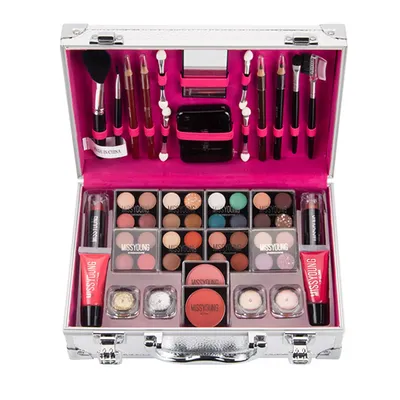 Make-up-Starter-Set, professionelle Make-up-Sets mit transparentem Etui, Urlaubs-Schönheits-Geschenkset, Starter-Kosmetik, komplette Kits für Frauen