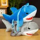 50cm Cute Plush Shark Backpack Toys for Children Cartoon Sea Animal Shark Schoolbag Kawaii Gift for