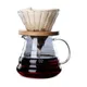 Punana Pour Over Coffee Maker - 300/360/600ML Glass Carafe Coffee Server with Glass Coffee