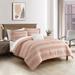 Chic Home Erma 4-Piece Distinct Seersucker Comforter Set