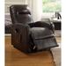 Upholstered Recliner with Power Lift & Reclining Motion Modern PU Leather Power Lift Recliner with Wired Controller & Metal Base