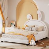 Kid-Friendly Design Full Size Platform Bed Kids Bed
