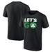 Men's Fanatics Branded Black Boston Celtics Hometown Collection Let's Go T-Shirt