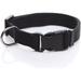 Adjustable Nylon Dog Collar Durable pet Collar 1 Inch 3/4 Inch 5/8 Inch Wide for Large Medium Small Dogsï¼ˆ3/4 Inch Blackï¼‰