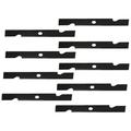 Nine (9) New Aftermarket 16 1/4 Notched High Lift Lawn Mower Blades Fits Exmark Models Replaces 103-6401