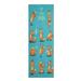 Tomshoo Multifunctional Yoga Mat with Various Print Patterns Non Slip and Quick Dry Design