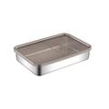 Apmemiss Christmas Decorations Clearance 304 Stainless Steel Preservation Box Deep Japanese Box Barbecue Oil Filter Fruit Multi-purpose