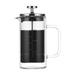 Tomshoo Double Walled French Coffee Press 10oz Borosilicate Glass Pot with Stainless Steel Filter Quick 4 Minute Brew