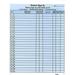 Patient Sign-in Sheets 8-1/2 X 11 (Blue) Carbonless Form (Lot of 250 Sheets) Hipaa Compliant