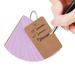 Nomeni School Supplies Clearance! 50 Sheets of 9.4Cmx5Cm Blank Page Kraft Paper Notebook Study Card Portable Notepad Diy Notebook Notebook Purple