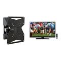 24 in. Class Full HD 1080P Portable LED TV SC-2411 & Stanley TMX-022FM Basics Full-Motion Mount