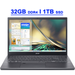 Acer Aspire 5 15 Premium Business Laptop 15.6 FHD LED-Backlit Display Intel Octa-Core i5-12450H Processor 32GB DDR4 1TB SSD USB-C Long Battery Life Win11 Gray