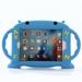 Decase for iPad 9th/ 8th/ 7th 10.2 (2021/2020/2019)Tablet Shell for Kids Friendly Soft Silicone Cartoon Handle Design Cute Pattern Kickstand Shell Child Proof Cover for Girls Boys for iPad 9/8/7 Blue