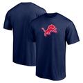 Men's Fanatics Branded Navy Detroit Lions Red White and Team T-Shirt