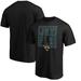 Men's Fanatics Branded Black Jacksonville Jaguars Hometown Collection Initial Outline T-Shirt
