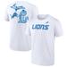 Men's Fanatics Branded White Detroit Lions Hot Shot T-Shirt
