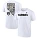 Men's Fanatics Branded White Las Vegas Raiders Hot Shot T-Shirt