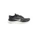 Nike Sneakers: Black Print Shoes - Women's Size 6 - Almond Toe