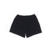 Lands' End Shorts: Black Print Bottoms - Women's Size Large - Dark Wash